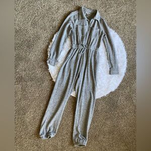 Habitual Pants Jumpsuit One Piece Gray Stretchy Girls Size 12